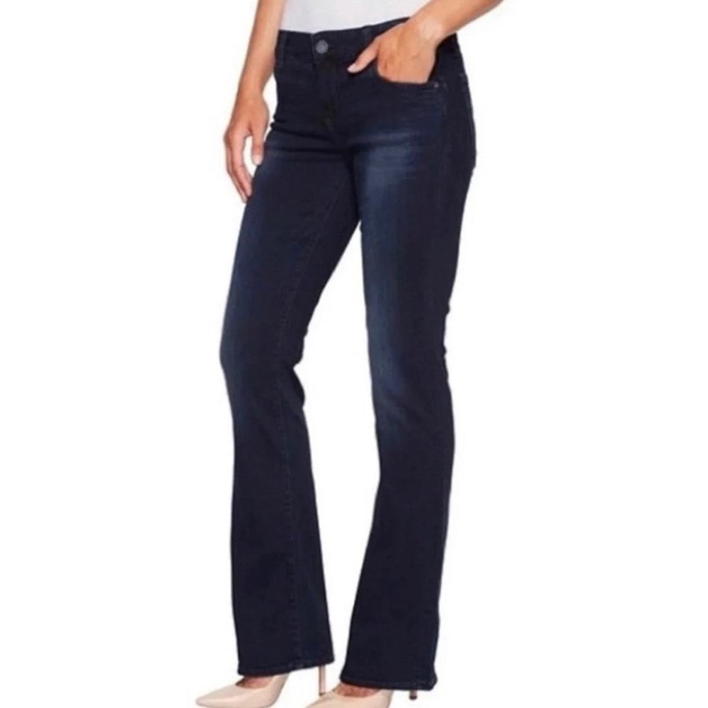 Kut From The Kloth Nicole High Rise Denim Boot Cut Jeans Size 2